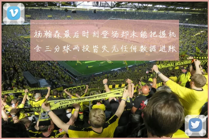 杨瀚森最后时刻登场却未能把握机会三分球两投皆失无任何数据进账